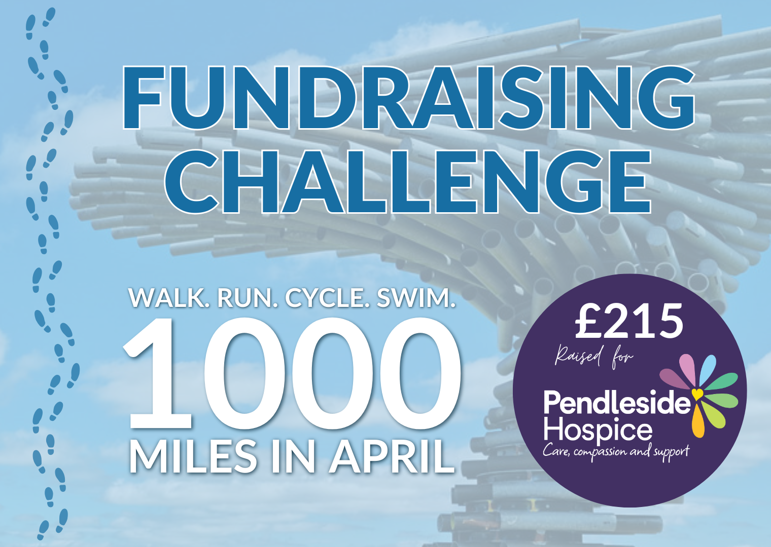 Our team have absolutely smashed their “1000 miles in April” fundraising challenge to show their support and raise money for Pendleside Hospice
