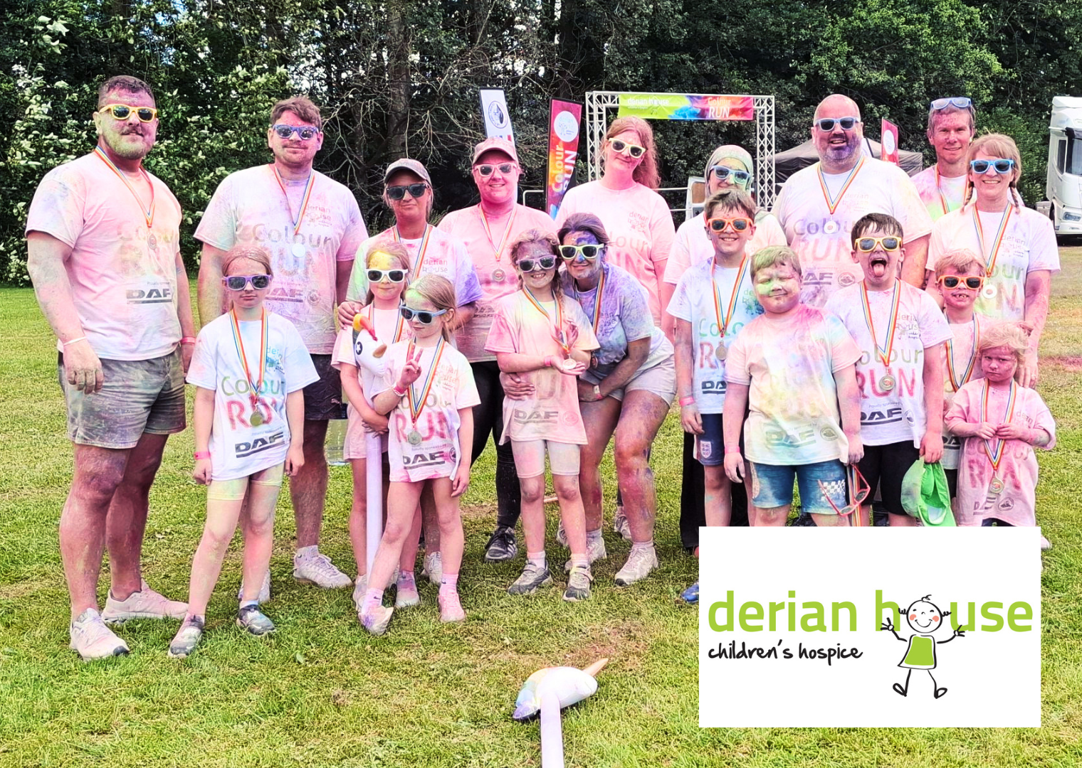 Southerns Solicitors Raised £160 for Derian House, Chorley during their annual Colour Run.